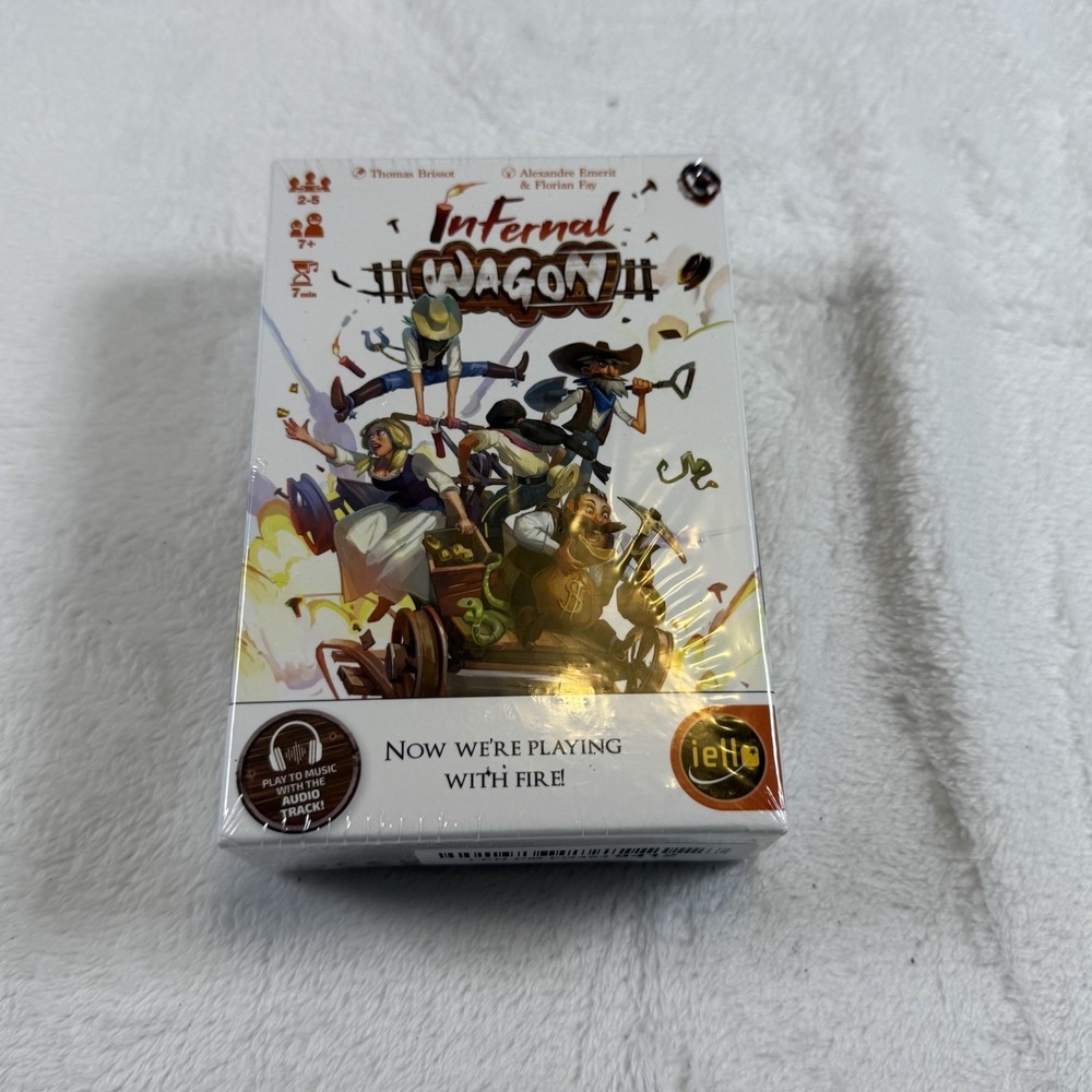 Infernal Wagon Board Game IELLO New Sealed Cooperative Card Game 2-5 Players